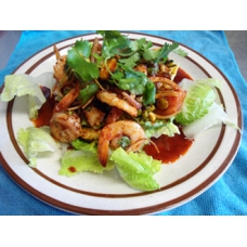 PLA GOONG (SPICY SHRIMP SALAD)